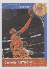 2013 NBA (International) Printed Golden Foil Signature Carmelo Anthony HOF 02v3