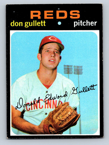 1971 Topps #124 Don Gullett Cincinnati Reds - EX