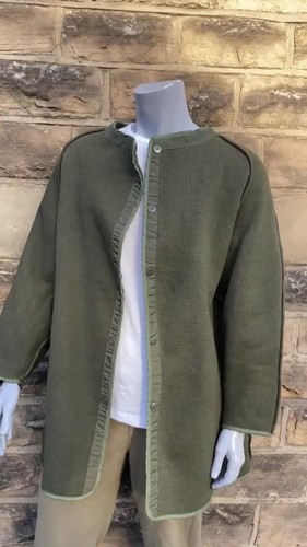 Vintage Fur Liner Military Jacket - Dutch - Olive Green - Meduim/Large - Video 1 of 1