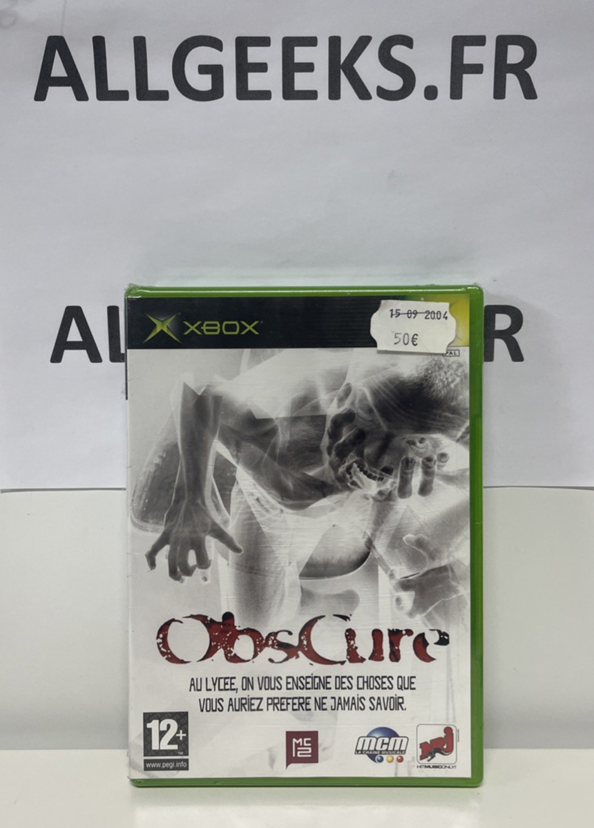 OBSCURE - XBOX - NEUF SOUS BLISTER - VERSION FRANCAISE