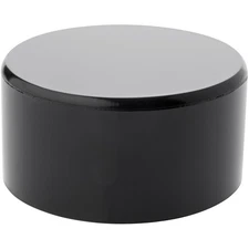 Plymor Black Acrylic Round Cylinder Display Riser, 1.5" H x 3" D