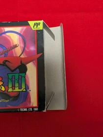 [Complete product] Famicom Ninja Ryukenden III Ark of Yomi Tecmo FC original