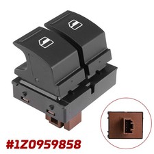 ELECTRIC WINDOW SWITCH DRIVER SIDE FOR SKODA FABIA MK2 ROOMSTER 1Z0959858