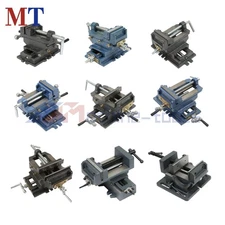 2 Way X-Y Clamp Vise Bench Vise Cross Drill Press Vise Slide Milling 3"/4"/5"/6"
