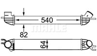 Mahle LadeluftkÜHler Llk TURBO-KÜHLER | Ci 188 000S