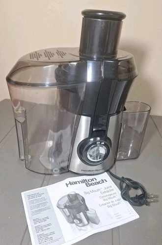 Hamilton Beach Big Mouth Juice Extractor Model 67608Z 800W Juicer - Black