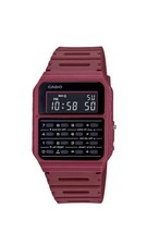 Casio Vintage Data Bank Retro Calculator Classic Maroon Red CA-53WF-4B New Boxed