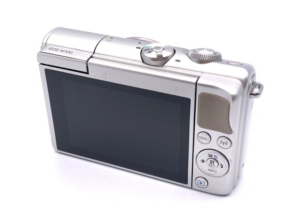 Cámara digital Canon EOS M100 24,2 MP sin espejo cuerpo gris -como nueva- 8665 Foto 2 de 3