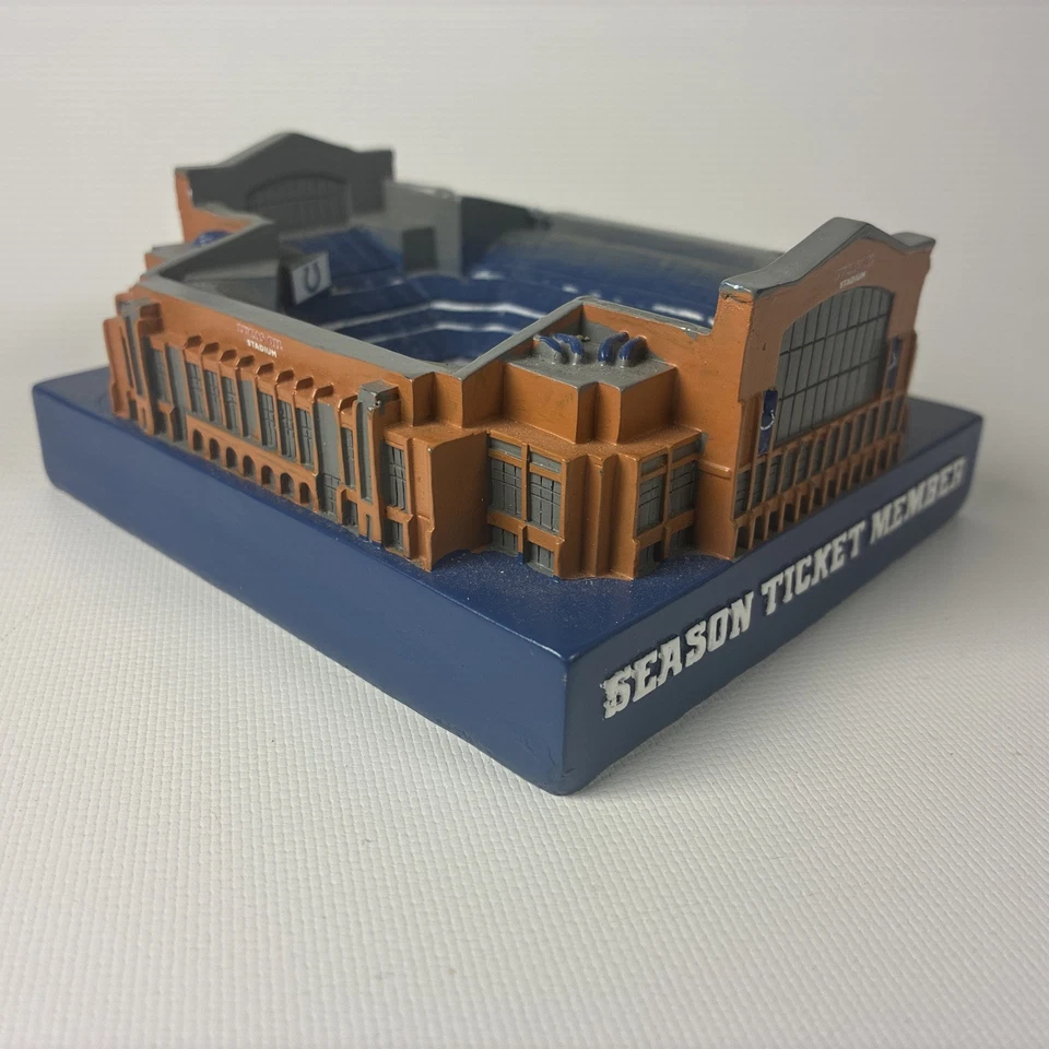 Indianapolis Colts Season Ticket Lucas Oil Stadium Mini Replica MISSING ROOF - Image 3 of 4