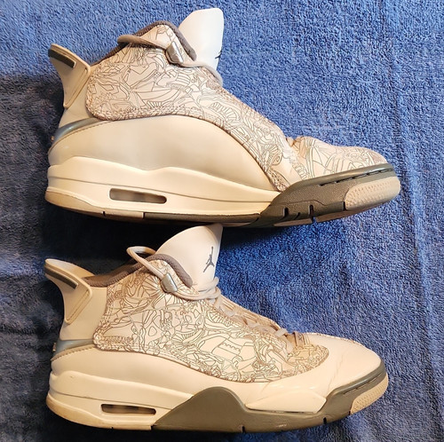Jordan Air Jordan Dub Zero White Cool Grey Mid Top Patent Leather 311046-107