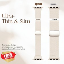 Slim Magnetic Nylon Band Apple Watch 38-49mm Elastic Sport Strap