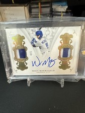 2019 Panini Flawless SP-WM Whit Merrifield Patch On Card Auto 4/5! Royals!
