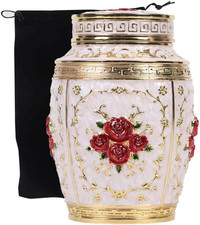 Medium Urn for Human Ashes - Rose Cremation Urn for Ashes Women Mom - Urns for H