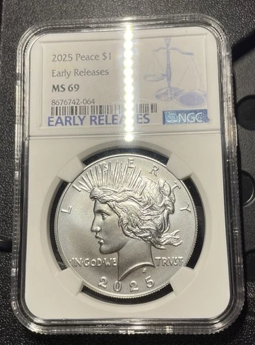 2025 NGC MS69 Peace Dollar Early Releases-Silver 🔥