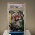 Panini 2024 Select Drake Maye #218 Green & Yellow Shock PSA 9 Patriots