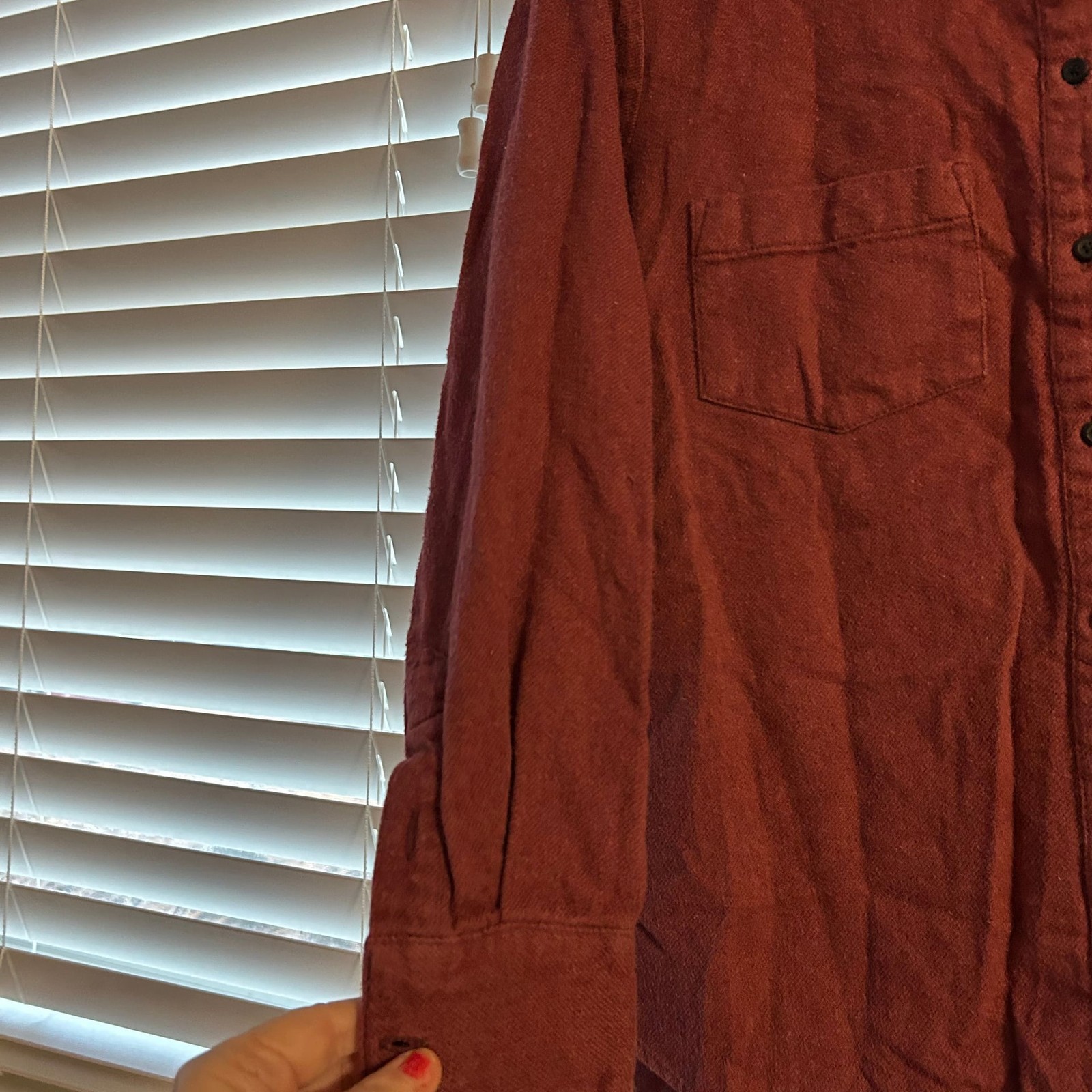 Madewell Solid Flannel Oversized Button-Down Shir… - image 7