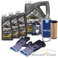 MEYLE &Ouml;LFILTER + 8l 5W-30 F&Uuml;R AUDI A4 A6 Q5 Q7 VW PHAETON TOUAREG 2.7 3.0 TDI