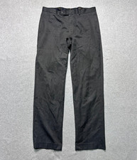 Lauren Ralph Lauren Dress Pants Mens 34 X 32 Charcoal Gray Straight Flat Front