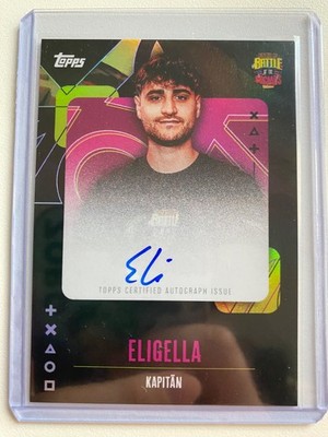 Topps Battle Of The Socials Auto Eli Eligella Autogramm Kapitän @EliasN97