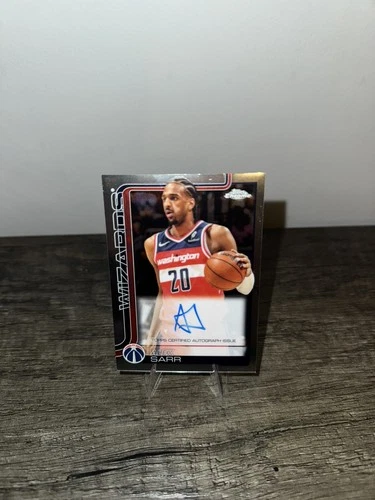 2025 Topps Alex Sarr Chrome Autographs (Raw)