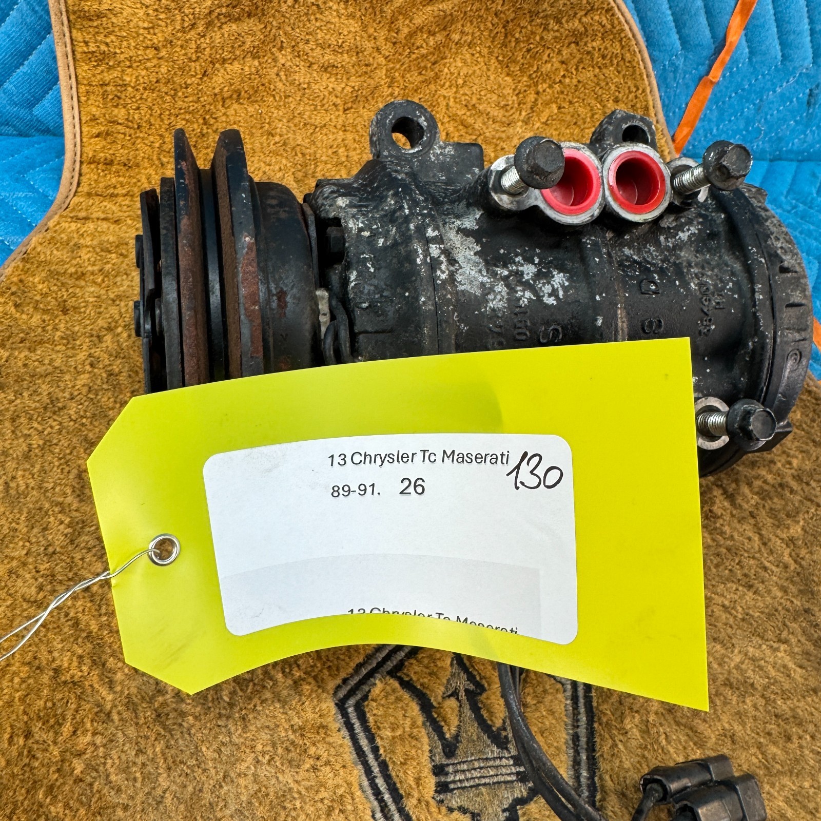 1989–1991 CHRYSLER MASERATI AC Compressor 3849616 OEM