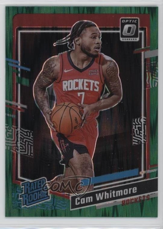 2023 Panini Donruss Optic Rated Rookie Green Shock Prizm Cam Whitmore #217 2u3