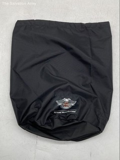 Harley Davidson Black American Waterproof Motorcycle Drawstring Packable Bag