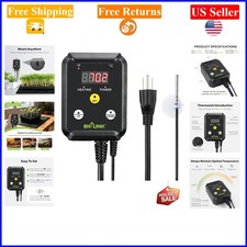 Digital Reptile  Plant Heat Mat Thermostat, 40-108 F, 1000W, Listed