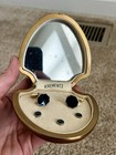 Krementz Signed Gold Plated Black Onyx Octagon Men's Cufflinks Set w/ Case — photo 2
