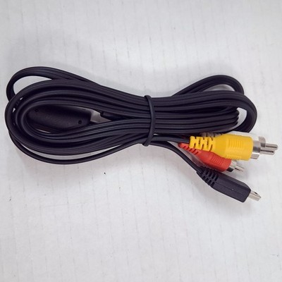 Canon AVC-DC400ST Mini USB to 3-RCA Male Audio/Video Breakout Cable cord OEM