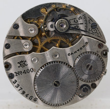 HAMPDEN No. 400, 3/0s, 7j, 3379466 WATCH MOVEMENT, FOR REPAIR (NG)