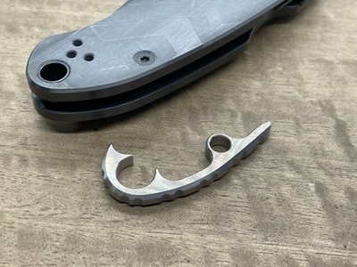 Spyderco Paramilitary 3 Backspacer -  Alu, Brass, Copper, Titanium, Zirconium