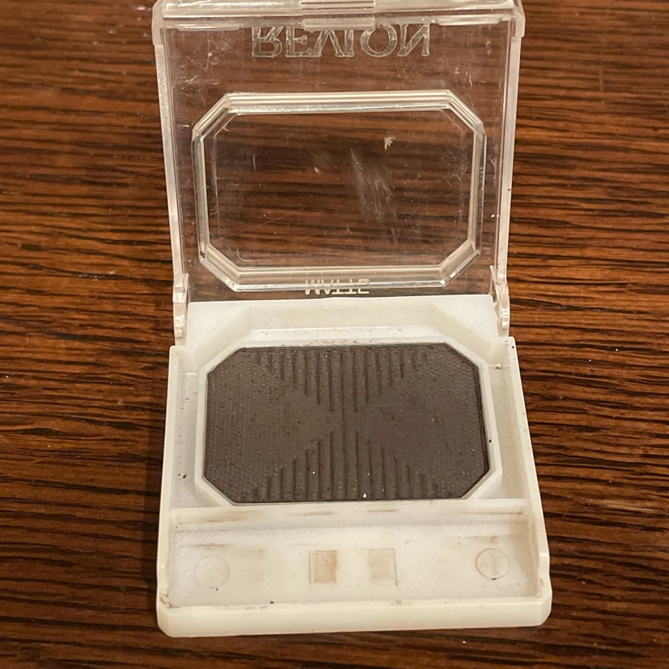 REVLON RARE! Custom Eyes VINTAGE Eye Shadow Blackest Brown Matte Original - Image 3 of 4