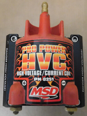 MSD 6 HVC 8251 Ignition Coil, 45,000KV, Epoxy Windings, For HVC Ignition Only!