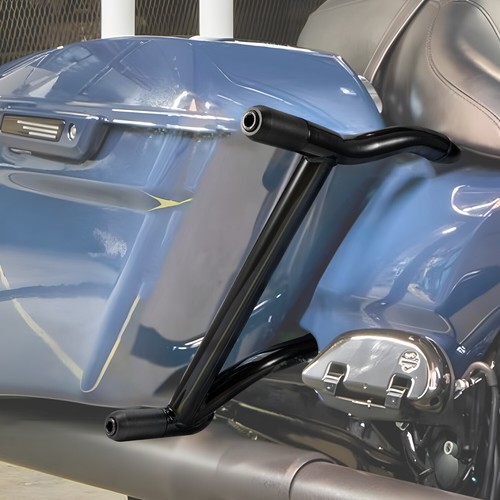 For Harley 2009-2024 Road Glide Street Glide Road King Rear Saddlebag Guard Bars - Foto 1 di 15