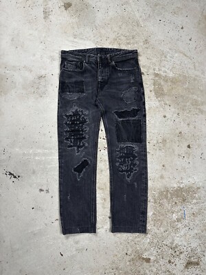 Diesel Black Gold Distressed Slim Type 2510 Denim Jeans | eBay