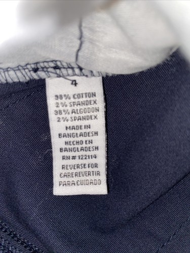 Dreamstar kids Twill Pants 4 Navy Blue NWT - Picture 9 of 12