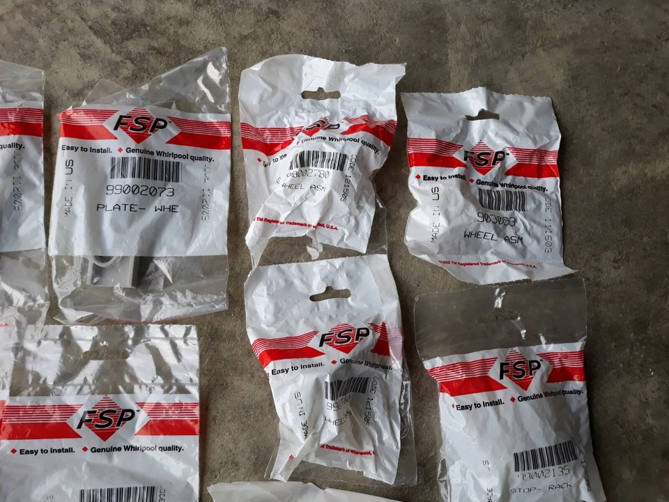 Lote completo de piezas para lavavajillas Whirlpool Maytag WP99002780 WPY912709 sin abrir Foto 4 de 4