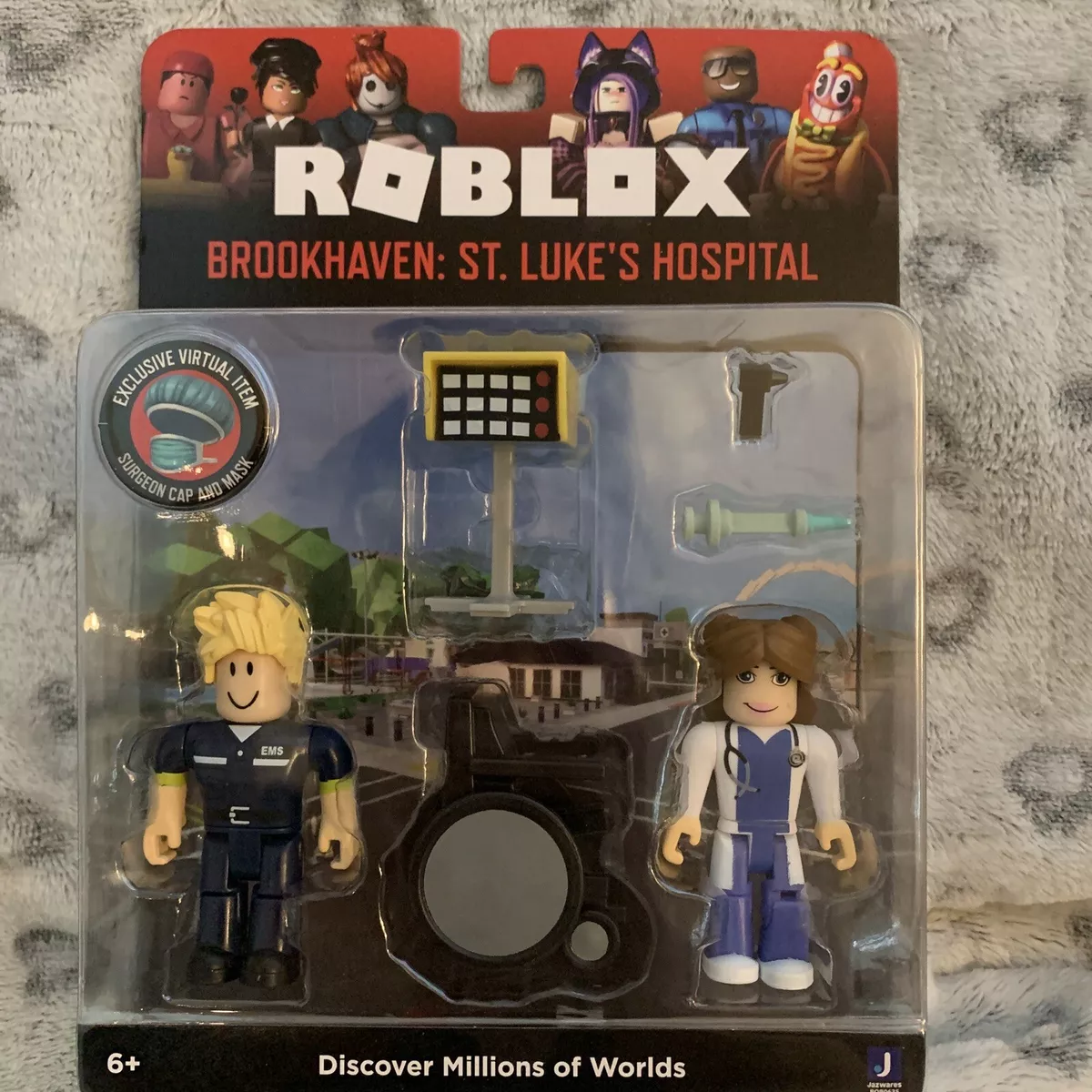 Roblox Brookhaven St. Luke's Hospital Figure Pack Brand new A1