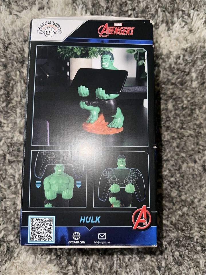 PlayStation/ Xbox/Phone Cable Guys Marvel Avengers Hulk Controller Holder - Image 3 of 3