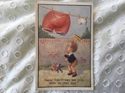 Toller Scott, wird sie jemals auf diese Größe wachsen - Reg Maurice - Vintage Postkarte