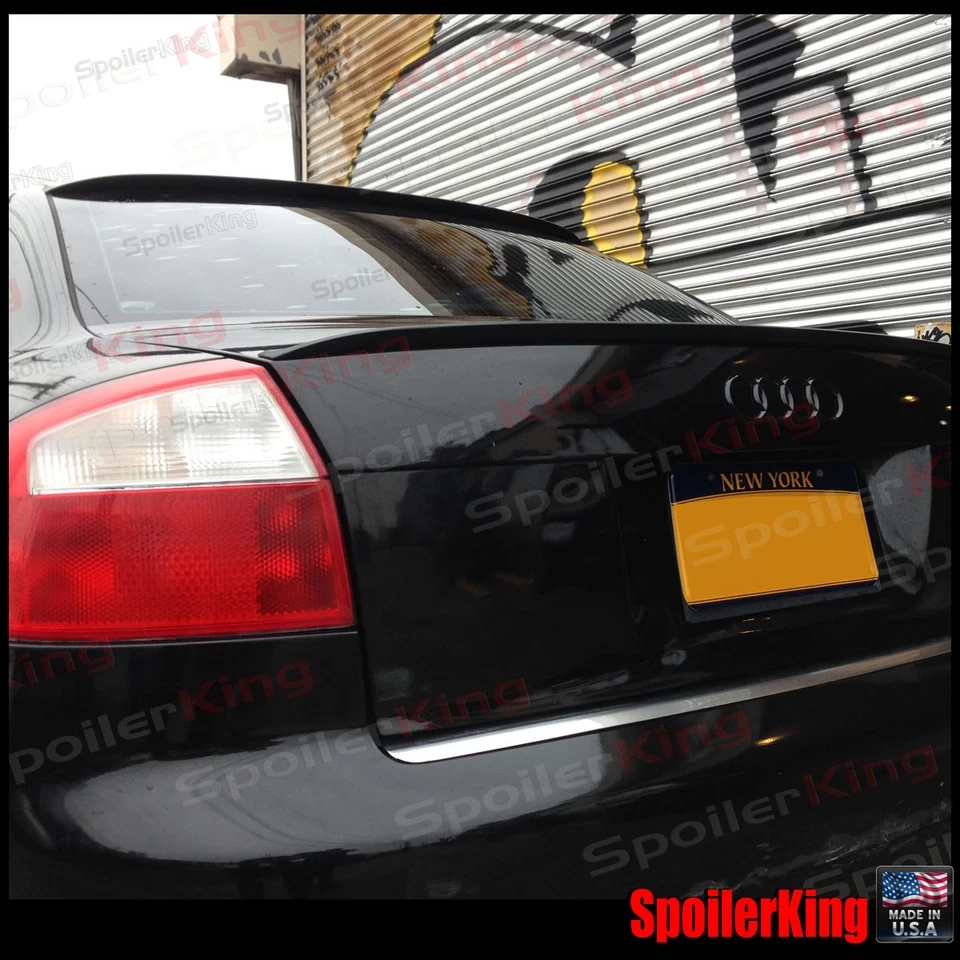 COMBO Rear Roof Wing & Trunk Lip Spoiler Fits Audi A4 2002-05 B6 4dr 284R/244L — 第 2/4 张图片