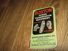 Catalog # 52 1938 Power Transmission Equipment Catalog Boston Gear Works book
