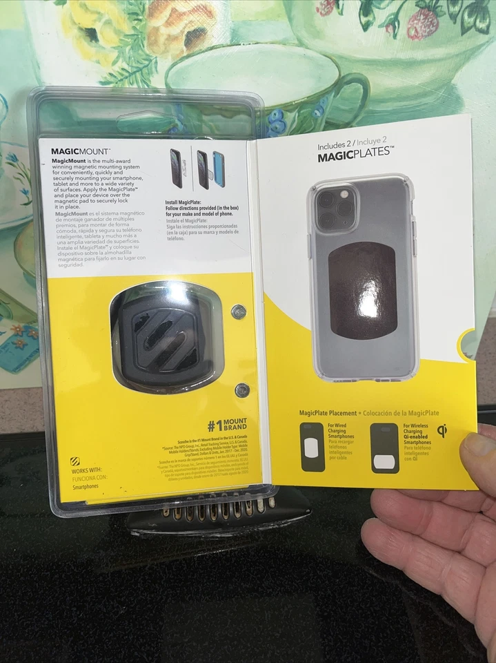 Scosche MAGICMOUNT Power - Magnetic Mount For Mobile Devices - MAG12V - NEW - Image 2 of 4