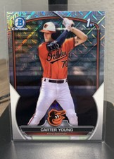 2023 Bowman Chrome Mojo 1st Carter Young #BCP-183 Baltimore Orioles