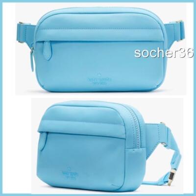 国内即送 katespade レインボーコレクション ベルトバッグ KG742 KATE SPADE RAINBOW COLLECTION BELT BAG FANNY PACK BLUE AGATE