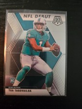 TUA TAGOVAILOA ROOKIE 2020 MOSAIC NFL DEBUT ROOKIE CARD RC #262 MIAMI DOLPHINS D. rookie card picture