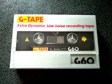 BLANK CASSETTE TAPE G-TAPE G60 AS NEW SEALED