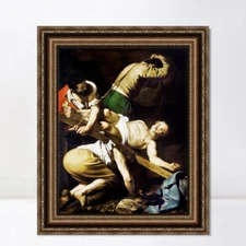 Framed Print The Crucifixion of Saint Peter by Michelangelo Merisi da Caravaggio