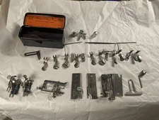 Lg Lot of vintage Greist   Sewing Machine attachments